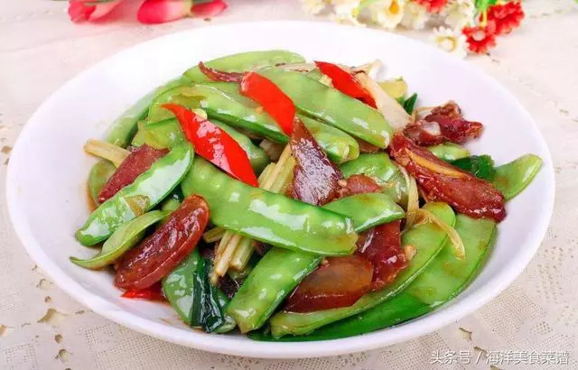 荷蘭豆12種美妙吃法,爽滑脆嫩真美味,缺鐵的孩子要多吃哦