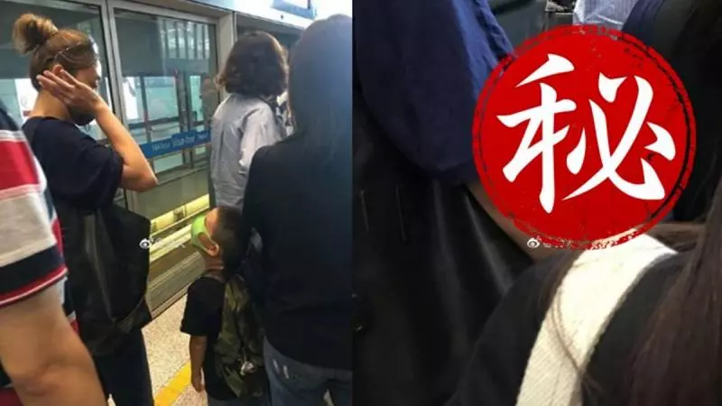 「小小春」調皮排隊 應采兒面露凶光右手一抬…秒變乖