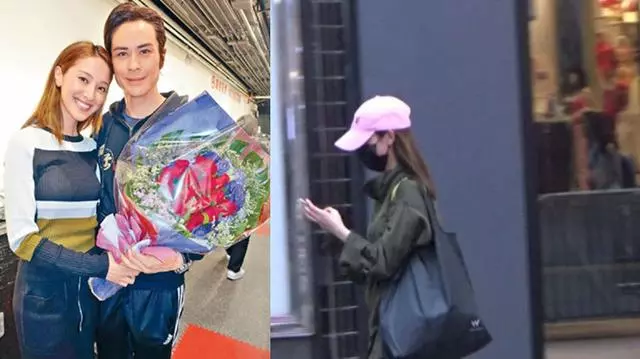 被傳和鄭嘉穎結婚兼懷孕,陳凱琳逛街穿長款大衣遮孕肚?