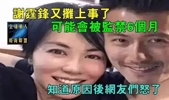 謝霆鋒又攤上事了可能會被監禁6個月,知道原因後網友們怒了