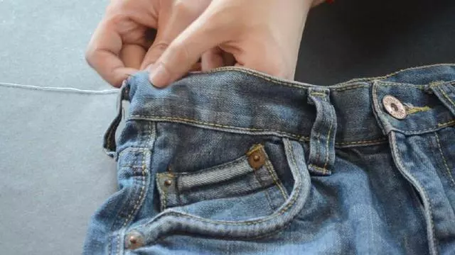 褲子褲腰小了穿不下怎麼辦?褲子上剪一刀就能解決,方法簡單人人都能學會!