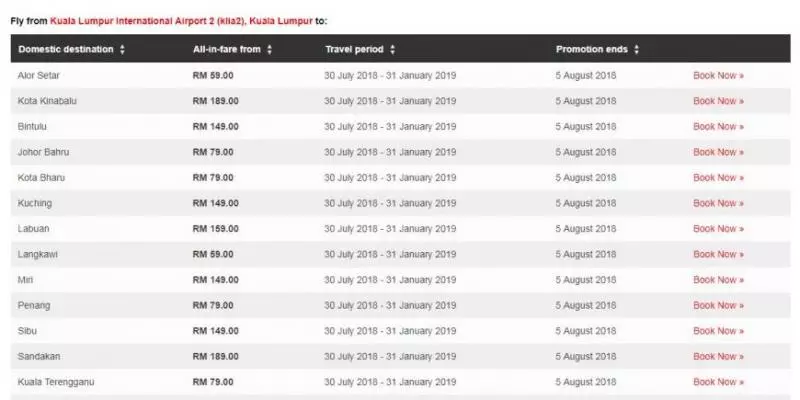 【AirAsia又有便宜機票啦!】出國旅遊最低只要RM34!優惠只限6天趕快訂票!