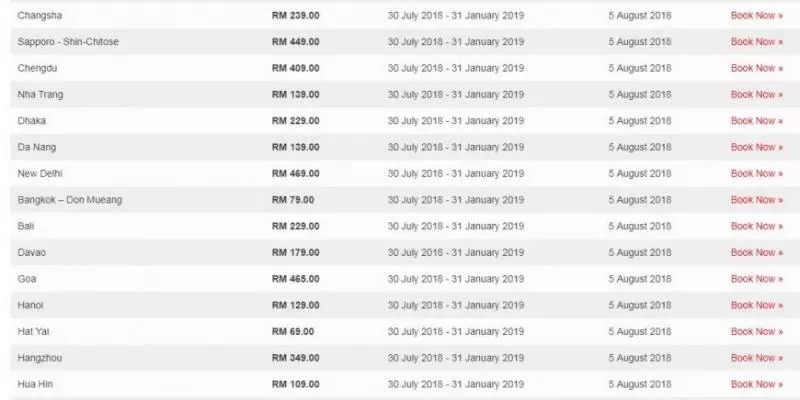 【AirAsia又有便宜機票啦!】出國旅遊最低只要RM34!優惠只限6天趕快訂票!