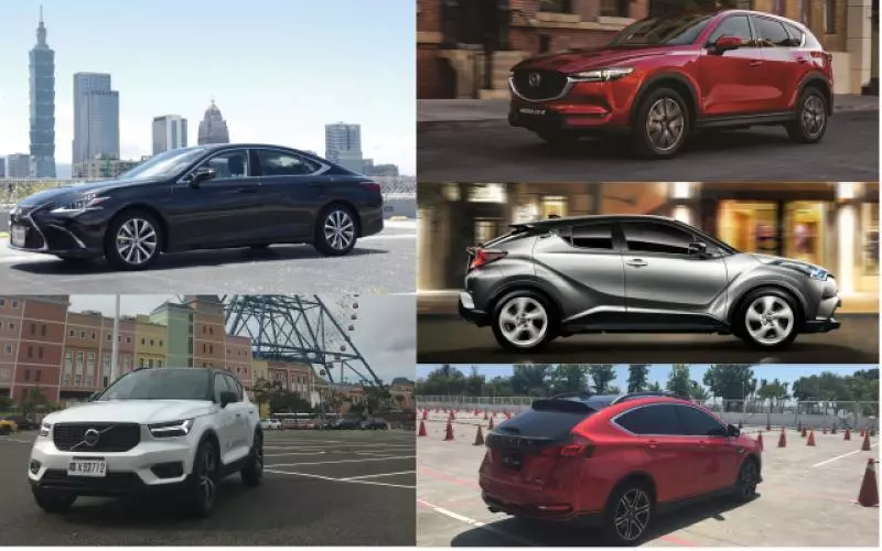 進口車前 5 名,SUV 休旅就佔了 4 席!7 月台灣汽車銷售公布