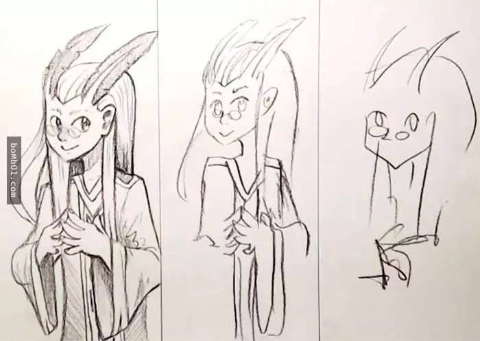 這個畫家分別用「10秒、1分鐘、10分鐘」完成插畫,他的10秒比普通人強超多的!
