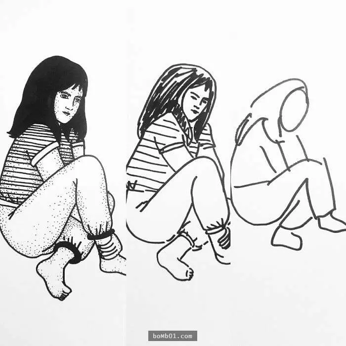 這個畫家分別用「10秒、1分鐘、10分鐘」完成插畫,他的10秒比普通人強超多的!