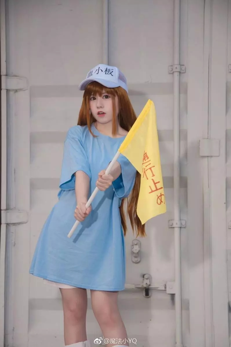 盤點《工作細胞》七大血小板的cosplay,圖1可愛,但最萌的還是小學生