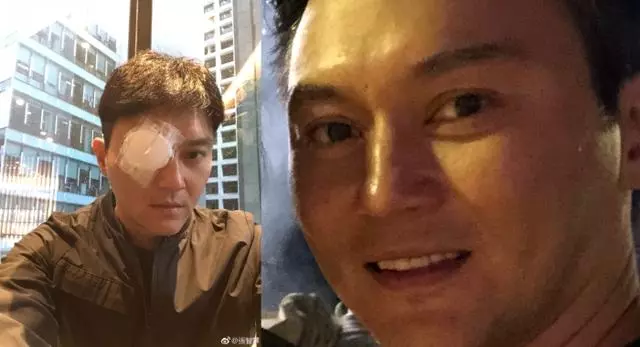 張智霖帶老婆賞煙花,網友:素顏的袁詠儀眼睛有點嚇人!