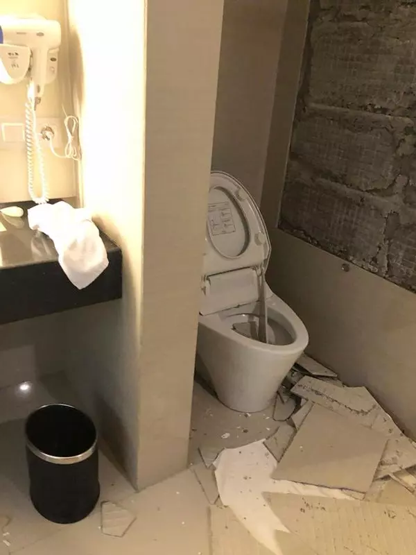 龍目島地震‧ 新加坡內政部長尚穆根:酒店震動出現許多裂痕