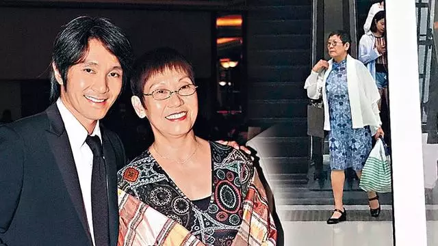 周星馳媽媽買完名牌再到超市買菜,78歲還親自照顧兒子起居飲食!