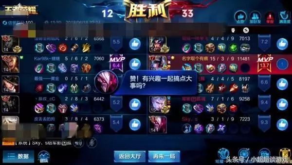 王者榮耀:巔峰賽露娜發出可怕的戰績,鎧以為眼花了要求再發一次