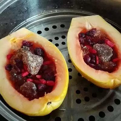 平民燕窩 ~ 木瓜燉桃膠 ~ 想要皮膚好,桃膠少不了!做法簡單,效果超好!