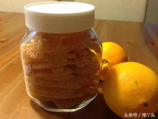 吃完的柳丁不要扔,教你自己做橙皮糖,比外面買的好吃多了~