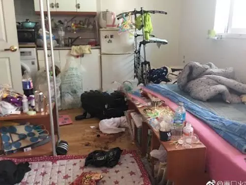 女學生韓國租房 留下滿地垃圾保險套
