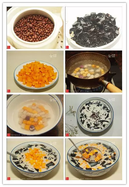 芒果芋圓燒仙草:食材好,味道自然好