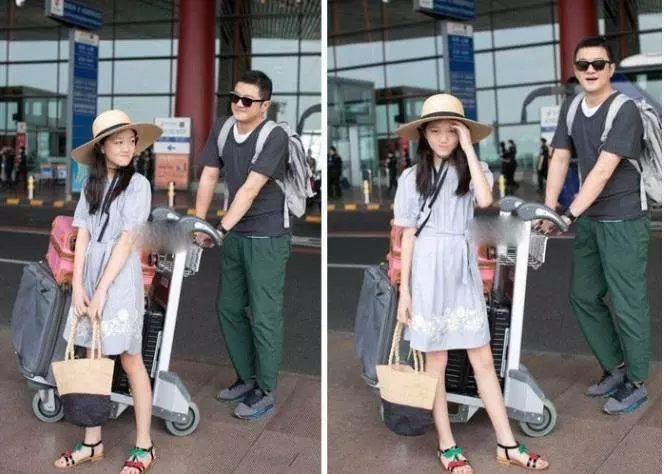 王菲女兒整容成功, 機場秀比黃磊女兒還吸晴, 網友: 比原來漂亮!