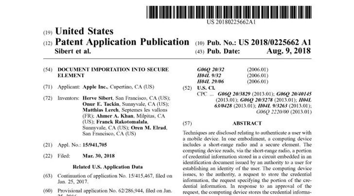 名副其實的「E Passport」,Apple的新專利將有望讓你的iPhone在未來變成電子護照