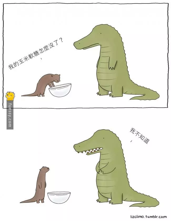 辛普森插畫家筆下「帶點小尷尬的動物世界」!超呆萌畫風絕對會融化你的心房