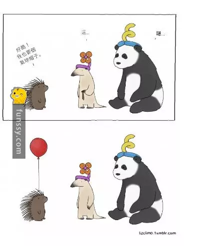 辛普森插畫家筆下「帶點小尷尬的動物世界」!超呆萌畫風絕對會融化你的心房