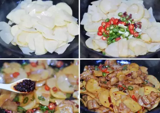 土豆最惹味的家常做法——五花肉土豆片