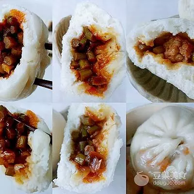 蒜薹豆瓣醬肉包的做法~