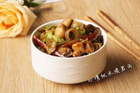 美味的酸菜粉條雞做法