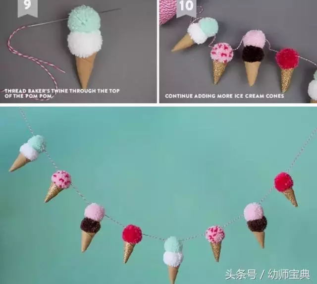 幼兒園吊飾|聽說夏天教室里掛上這些小清新,可以清涼一夏哦!