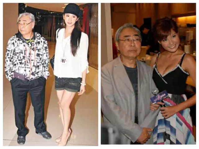 80歲富商交往200女生,與港姐含淚分手後,牽小女友逛街很甜蜜...