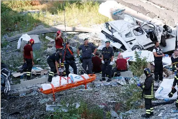 義大利高架橋坍塌39死 專家早示警 結構有缺陷