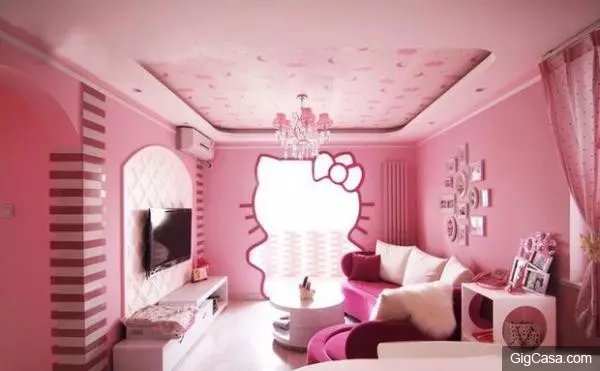 老婆喜歡Hello Kitty,我給她錢,結果房子這樣了
