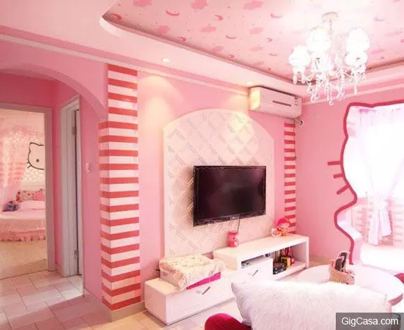 老婆喜歡Hello Kitty,我給她錢,結果房子這樣了