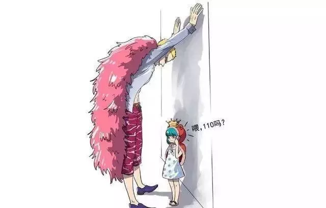 《海賊王》主角人物「壁咚圖」:路飛女帝絕配,山治索隆在玩什麼......