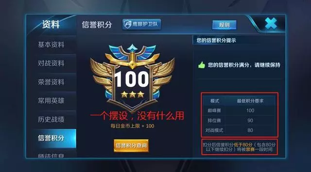 王者榮耀:排位賽演員為什麼越來越多?只因信譽系統成為擺設!