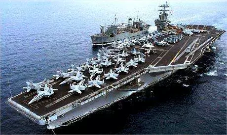 各國航母艦載人員規模:美國6000人,俄2000人,中國遼寧艦是多少 !