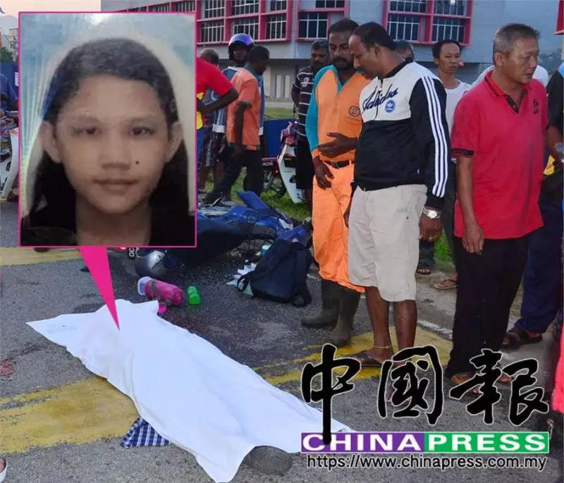 姐妹花騎摩哆上學 遭撞後逃 妹死姐傷