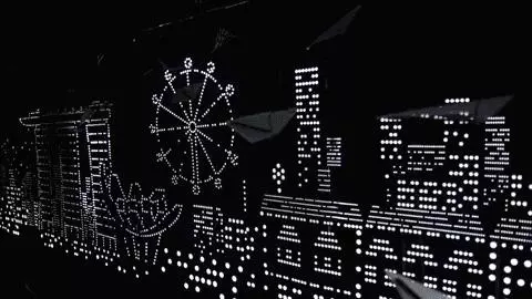 仲夏夜空又來到 新加坡成不夜城