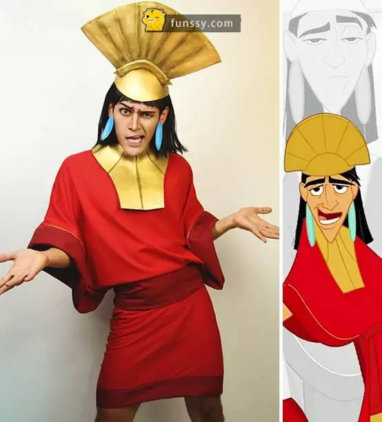 這名男子天生一張「迪士尼臉」COS誰就像誰!宛若卡通人物走入現實!