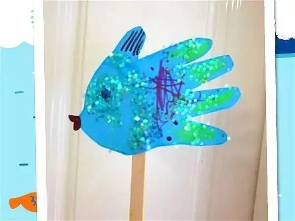 幼兒園手印手工，孩子們很喜歡玩！