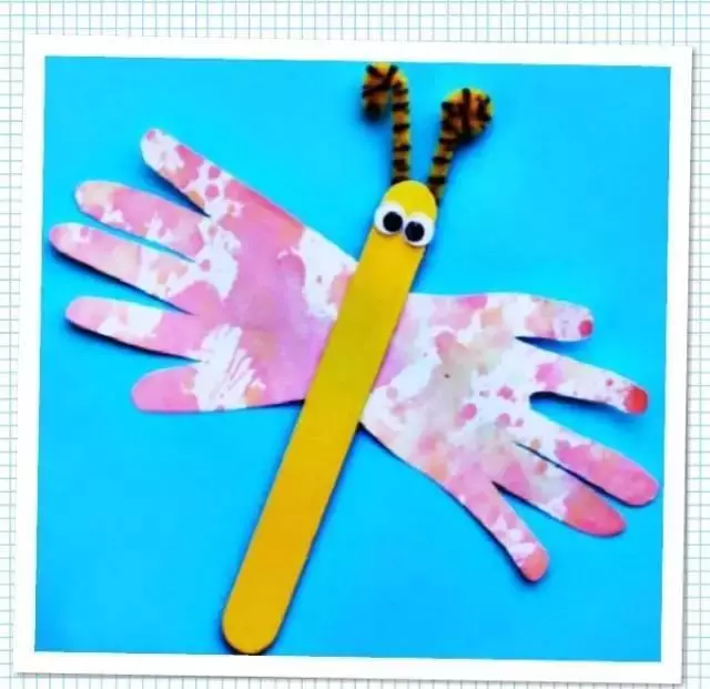 幼兒園手印手工，孩子們很喜歡玩！