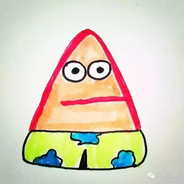 學個字母畫個畫:A與B簡筆畫