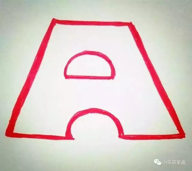 學個字母畫個畫:A與B簡筆畫