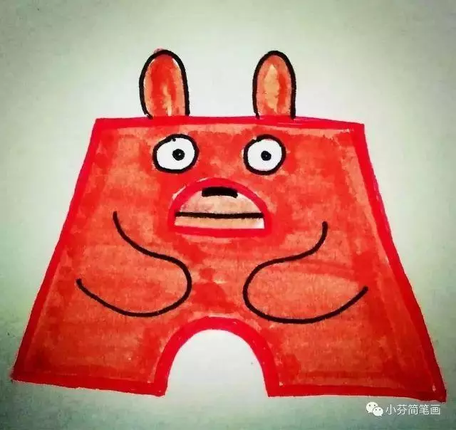 學個字母畫個畫:A與B簡筆畫