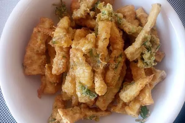 酥炸杏鮑菇的詳細做法~