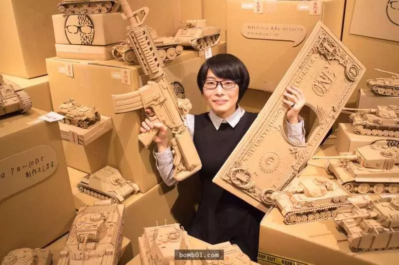 這個女生活在一個全都是紙板的世界,神一般的精緻手藝根本是造物主等級啊!