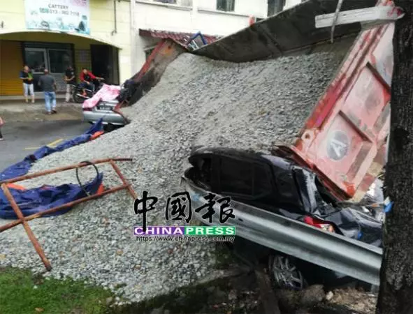 疑煞車器失靈 羅厘險壓斃轎車司機