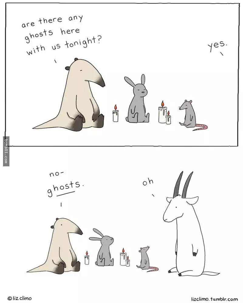 插畫家幻想「如果動物們也會慶祝萬聖節」,各種讓人笑哭的對話讓大家都被萌翻天了!