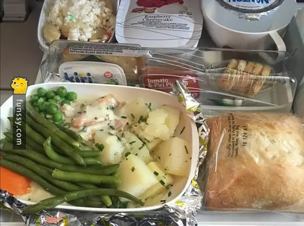 8間知名航空「經濟艙v.s.商務艙」的飛機餐!有錢人的待遇真好啊!