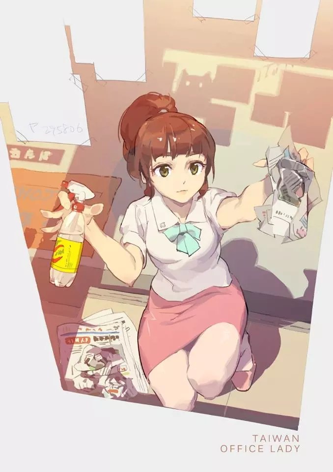 這個臺灣插畫師畫出7張「只有臺灣OL才懂的」日常 超唯美的...