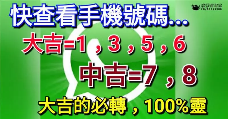 快查看,你的手機號是吉是凶?如果是大吉的必轉,100%靈