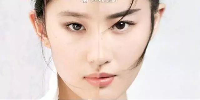【不可能啊~】網友把劉亦菲13年前的臉和現在拼在一起,太神奇了!